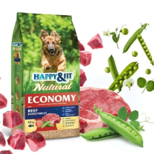  Happy and Fit Natural Economy Adult with Beef and Vegetables kutyatáp 12kg kutyaeledel