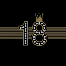  Happy Birthday 18 Hollywood Style szalvéta 20 db-os 33x33 cm party kellék