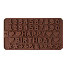 Happy Birthday betűk és számok sütés és főzés