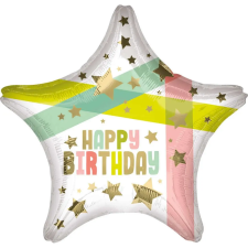  Happy Birthday fólia lufi 48 cm party kellék