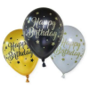  Happy Birthday léggömb, lufi 6 db-os