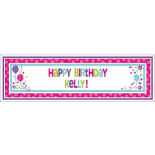  Happy Birthday Óriás fali dekoráció 165,1x50,8 cm party kellék