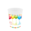  Happy Birthday Streamers micro prémium műanyag pohár 250 ml