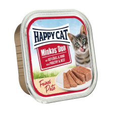Happy Cat Minkas Duo Baromfi-Marha 16x100g macskaeledel