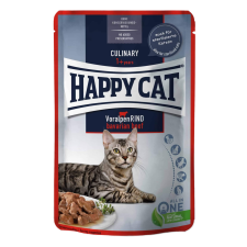  Happy Cat Pouch Szósz Culinary Marha – 12×85 g macskaeledel