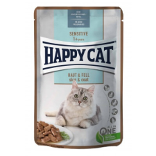  Happy Cat Pouch Szósz Sensitive Skin&Coat – 85 g macskaeledel
