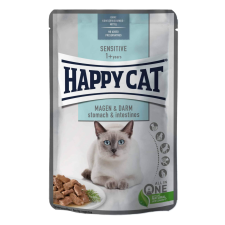 Happy Cat Pouch Szósz Sensitive Stomach és Intestines – 4×85 g macskaeledel