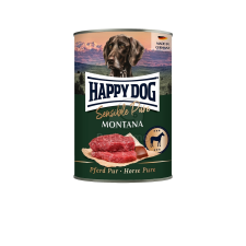 Happy Dog Happy Dog Sensible Pure Montana - Lóhúsos konzerv 6 x 400 g kutyaeledel