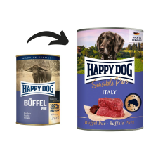  Happy Dog Italy Pur (Bivaly) – 200 g kutyaeledel