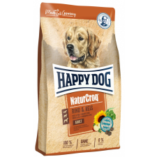 Happy Dog naturcroq adult marha &amp; rizs száraz kutyatáp 4kg kutyaeledel