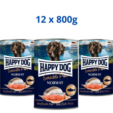 Happy Dog Norway konzerv Lazac 12x800g kutyaeledel