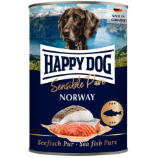  Happy Dog Norway Pur (Lazac) konzerv – 6×200 g kutyaeledel