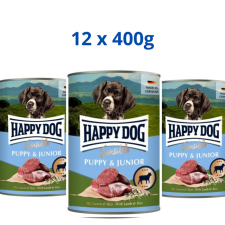 Happy Dog Puppy&amp;Junior konzerv Bárány-Rizs 12x400g kutyaeledel