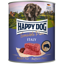 Happy Dog Sensible Pur Italy Bivaly színhús konzerv 800g kutyaeledel
