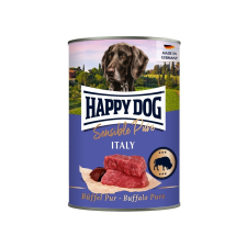 Happy Dog Sensible Pur Italy -Bivalyhúsos Konzerv 400g - 6x400g kutyaeledel