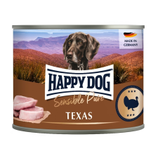 Happy Dog Sensible Pure Texas- Pulykahúsos Konzerv 200g - 6x200g kutyaeledel
