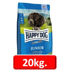 Happy Dog Supreme Sensible Junior bárány &amp; rizs 10+10=20kg. , Ingyenes szállítás kutyaeledel