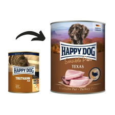  Happy Dog Texas Pur Pulykahúsos konzerv – 12×800 g kutyaeledel