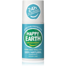 Happy Earth 100% Natural Deodorant Roll-On Cedar Lime golyós dezodor 75 ml dezodor