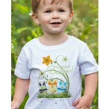  Happy Easter - Húsvéti tojásos gyerek póló gyerek póló