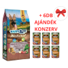 Happy&Fit Natural Adult Rind&Reis XL 12kg  + AJÁNDÉK 6 DB x 400gr-os Happy Fit Kacsa-Sonka-Sütőtök konzerv
