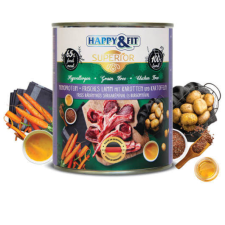  Happy&Fit Superior 100% Monoprotein – Friss bárányhús sárgarépával és burgonyával – 6×400 g kutyaeledel