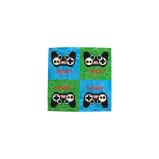 Happy Gamer Birthday szalvéta - 33 cm x 33 cm, 20 db / csomag papírárú, csomagoló és tárolóeszköz