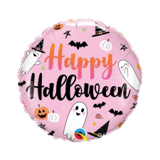 Happy Halloween Cute Ghost fólia lufi 46 cm party kellék