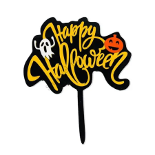  Happy Halloween felirat beszúró tortadísz sütés és főzés