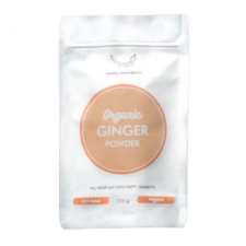 Happy Naturals organic gyömbér por 125g vitamin és táplálékkiegészítő