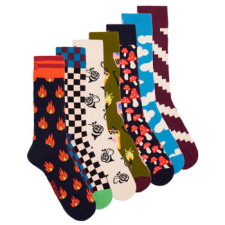 Happy Socks Kiegészítők WILD WEEK SOCKS X7 Sokszínű 41 / 46 női zokni