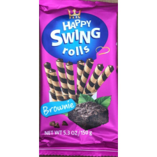 Happy SWING – BROWNIE ízű krémmel töltött ostyarúd csokoládé és édesség