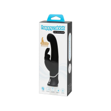 happyrabbit G-spot - akkus, csiklókaros bólogató vibrátor (fekete) vibrátorok