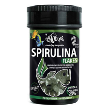 Haquoss | SPIRULINA FLAKES | Teljes értékű spirulina pehely, akváriumi haltáp - 1000 ml / 160 g haleledel