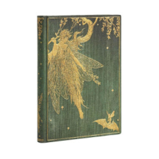 Hardcover Notizbuch Olive Fairy Midi Unliniert naptár, kalendárium