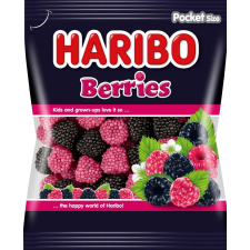  Haribo Berries szeder-málna ízű gumicukor 100 g csokoládé és édesség