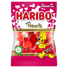 Haribo Love Hearts gyümölcsízű gumicukorka 100 g csokoládé és édesség