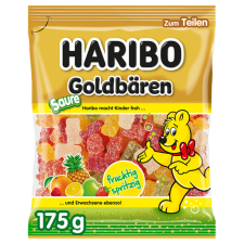  Haribo Saure Goldbären 175g csokoládé és édesség
