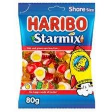 Haribo  Starmix Gumicukor Válogatás  80g csokoládé és édesség
