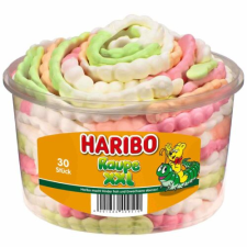  Haribo Tégelyes Hernyó XXL Gyümölcsízű Habcukor 960g( 30Db) csokoládé és édesség