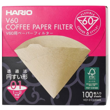 Hario Misarashi papírové filtry V60-02, nebělené, 100ks, BOX kávéfőző kellék