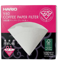 Hario papírové filtry V60-01 (VCF-01-100W), bílé, 100ks, BOX kávéfőző kellék