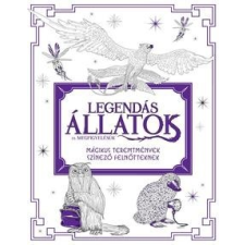 Harlequin Magyarország Legendás állatok és megfigyelésük - Mágikus teremtmények - színező felnőtteknek szórakozás
