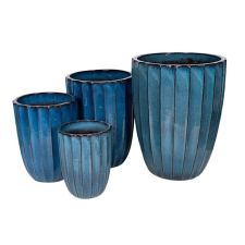  Harlow Vase kerámia váza szett antik kék 30x39-55x71cm S4 dekoráció