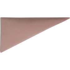 Háromszög alakú fali párna 15 cm x 30 cm bársony rózsaszín dekoráció