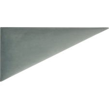  Háromszög alakú fali párna 15 cm x 30 cm menta színű bársony lakástextília