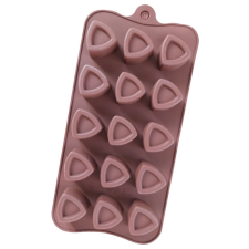  Háromszög alakú, szilikon bonbon forma, 15 adagos sütés és főzés