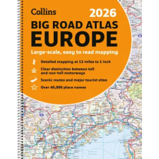 HarperCollins Publishers Collins Big Easy Road Atlas Europe | Collins Maps egyéb könyv