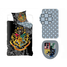Harry Potter ágyneműhuzat, gumis lepedő és formarárna szett (Crest) lakástextília