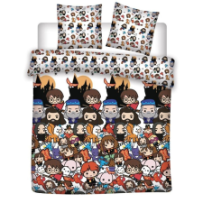  Harry Potter dupla, kétszemélyes ágyneműhuzat 200×200cm, 63x63 cm Microfibre lakástextília